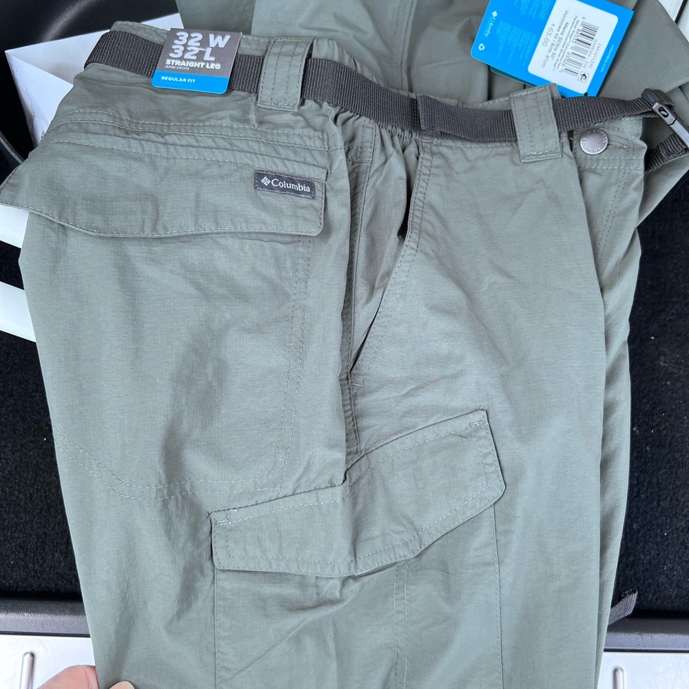 NEW With Tags $65 Mens Columbia Men's Sz. 32x32 Green Cargo Pants Pants/Shorts - Picture 3 of 7